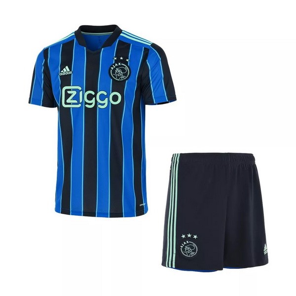 Maillot Football Ajax Exterieur Enfant 2021-22 Bleu